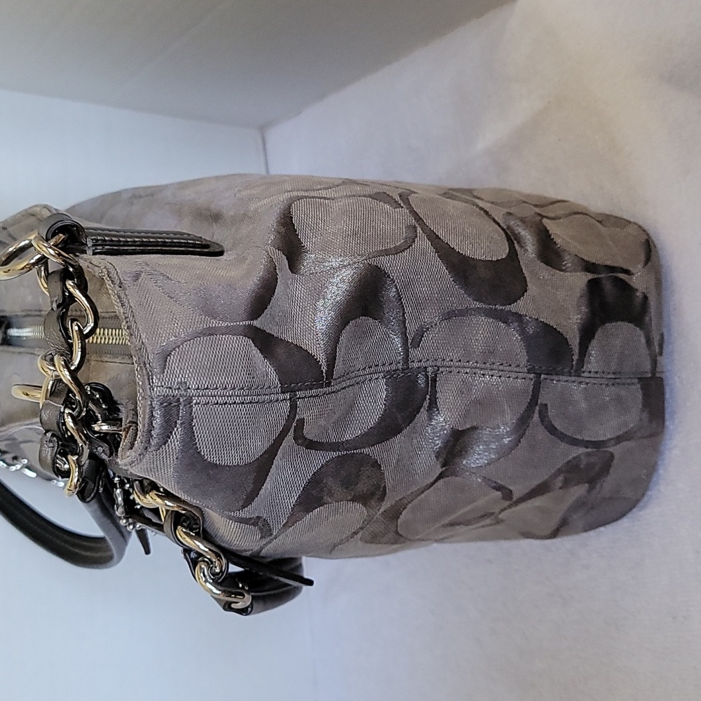 Coach Madison East/West Op Art shoulder handbag - Picture 4 of 16
